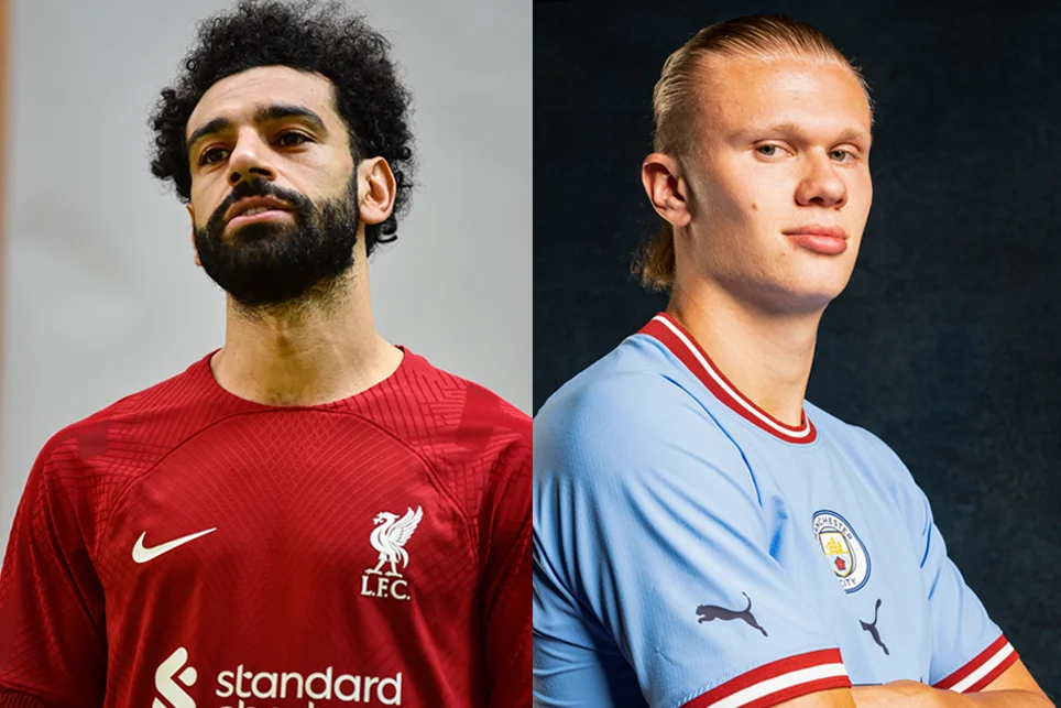 salah vs haaland