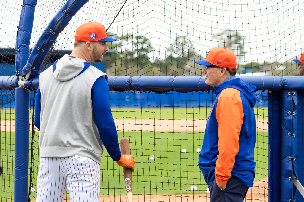 Steve Cohen and Pete Alonso
